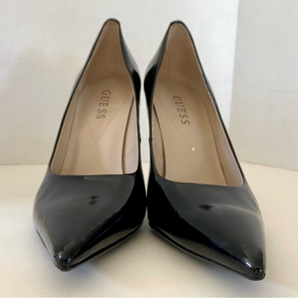 Guess Cyrano2 Black Stiletto 4.5” Pumps Size 10 M — Y2K - Picture 2 of 15